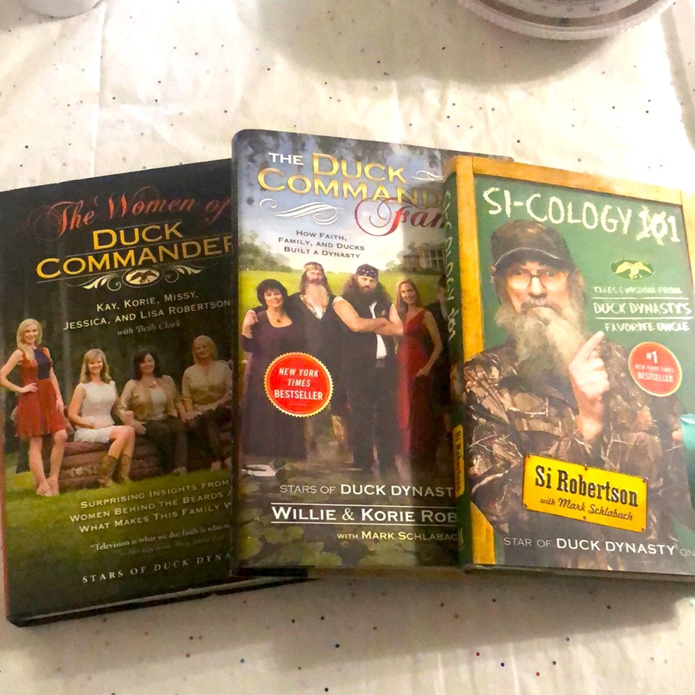 Duck dynasty book trio.